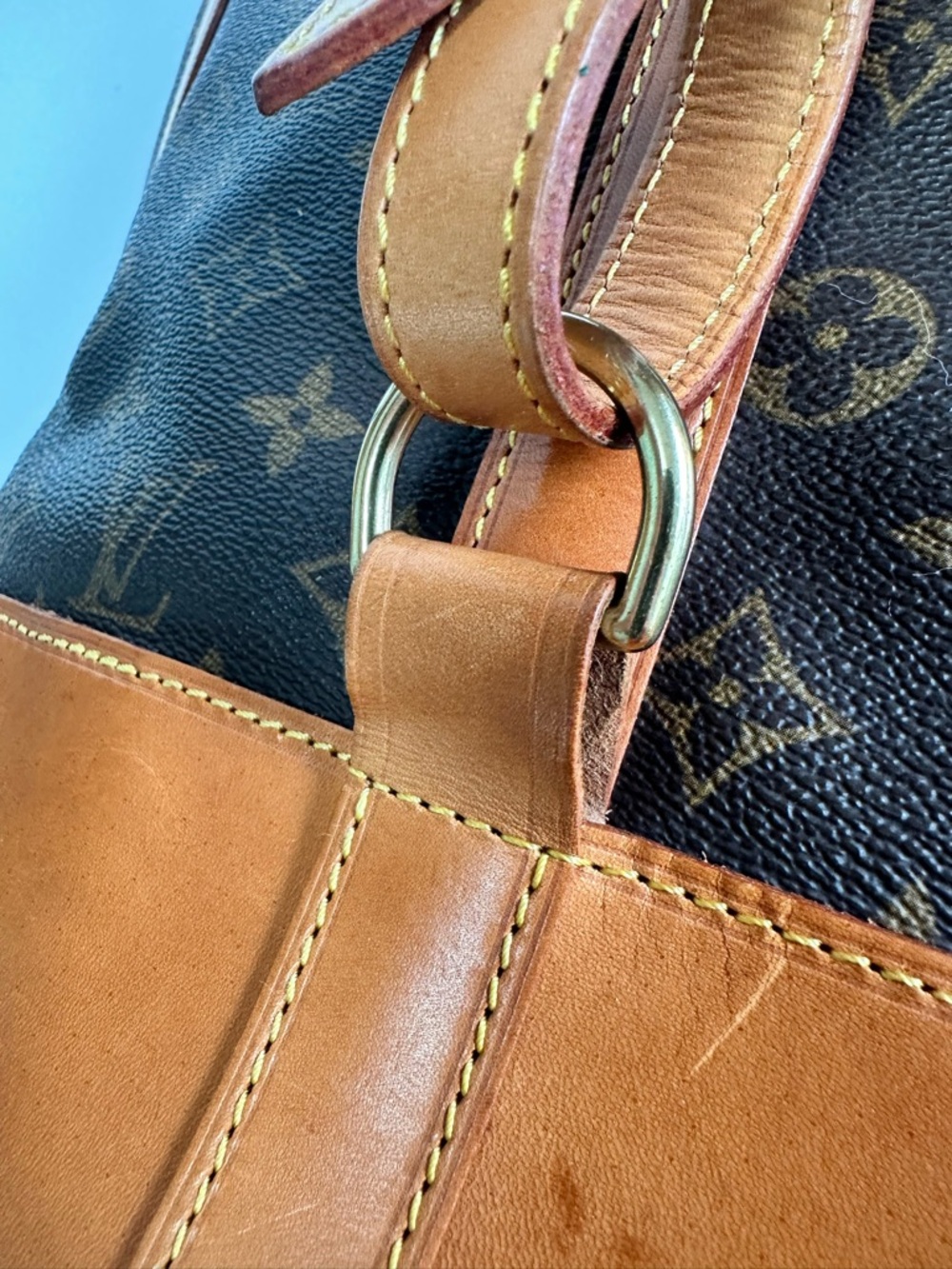 Louis Vuitton LV Brown GM Monogram Travel Duffel Backpack Cabin Friendly France - Picture 15 of 16